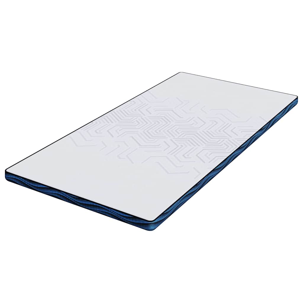 Matratzenpads Weiß und blau 100 x 200 cm Gel-Speicherschaum