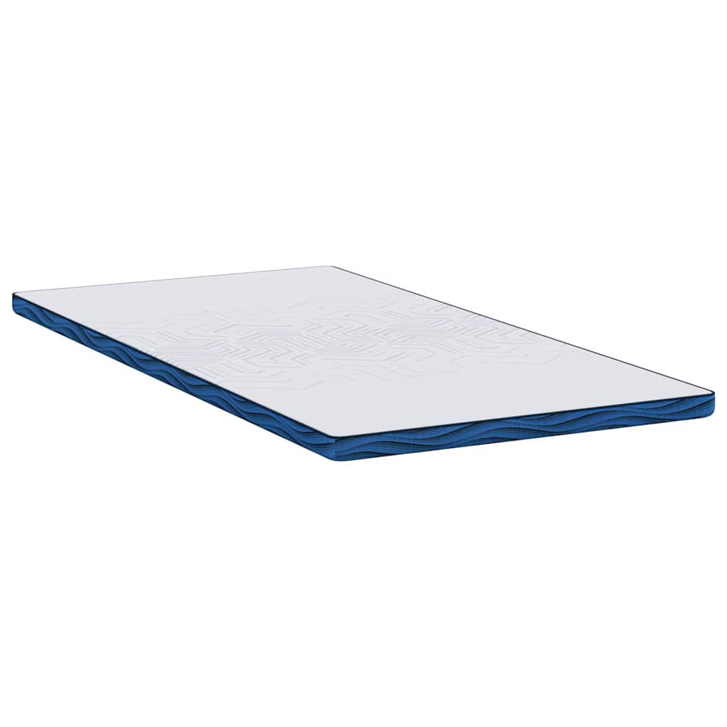 Matratzenpads Weiß und blau 100 x 200 cm Gel-Speicherschaum