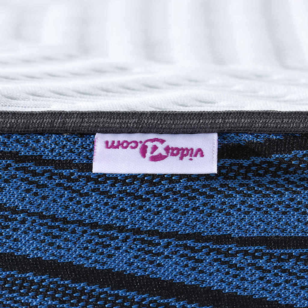 Matratzenpads Weiß und blau 100 x 200 cm Gel-Speicherschaum