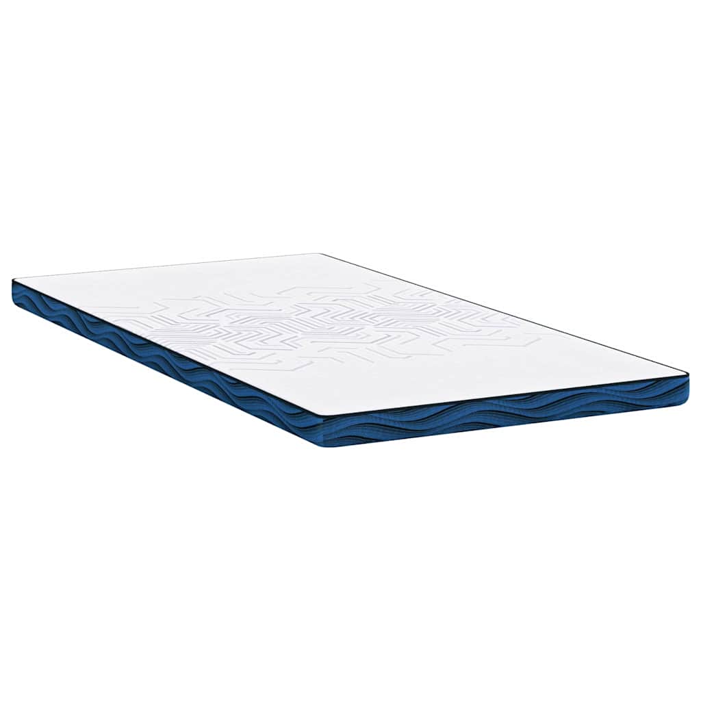 Matratzenpads Weiß und blau 100 x 200 cm Gel-Speicherschaum