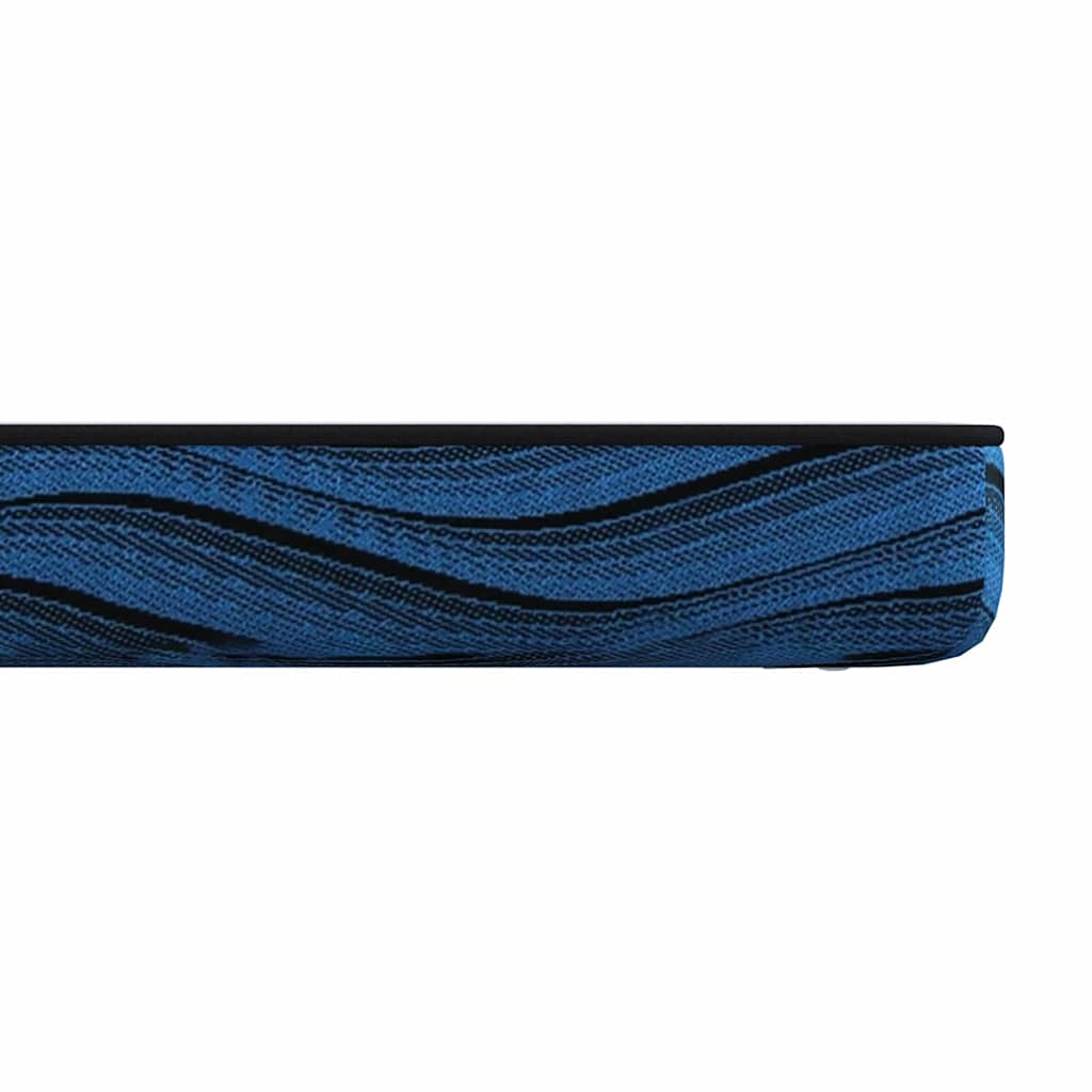 Matratzenpads Weiß und blau 140 x 200 cm Gel-Speicherschaum