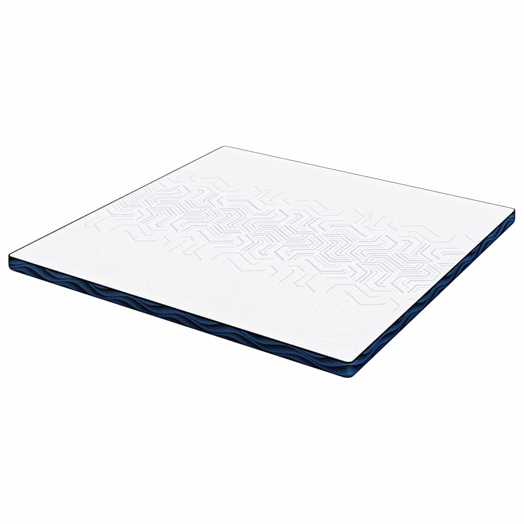 Matratzenpads Weiß und blau 180 x 200 cm Gel-Speicherschaum