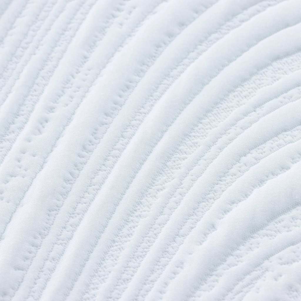 Matratze Weiß und Grau 90 x 190 cm Gel-Speicherschaum