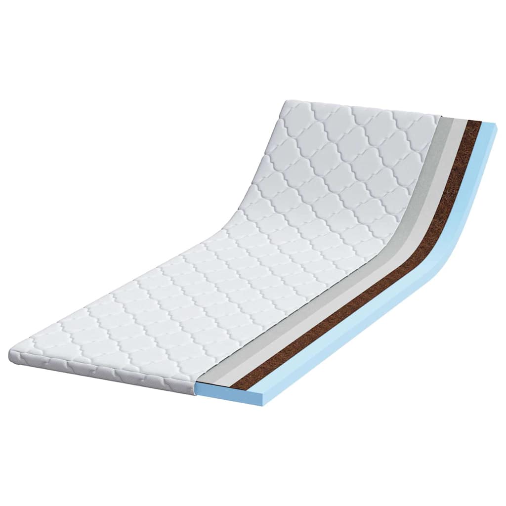 Matratzenpads Weiß 80 x 200 cm PU-Schaum