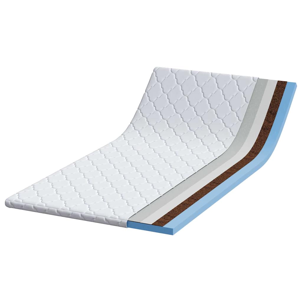 Matratzenpads Weiß 120 x 200 cm PU-Schaum