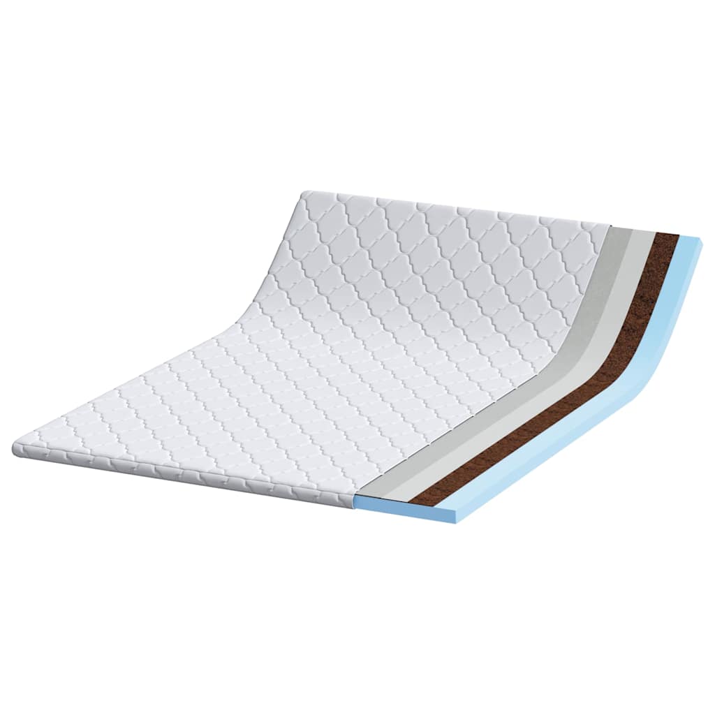 Matratzenpads Weiß 140 x 200 cm PU-Schaum