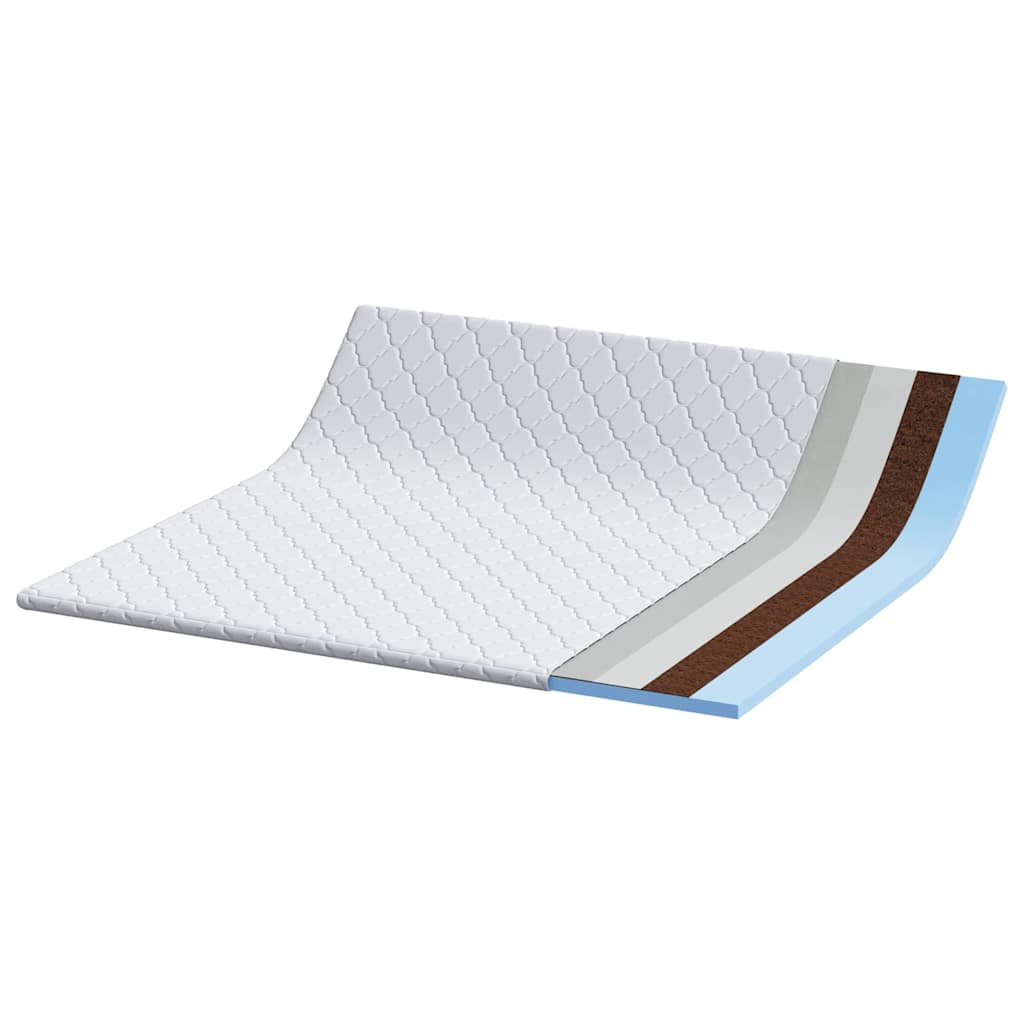 Matratzenpads Weiß 200 x 200 cm PU-Schaum