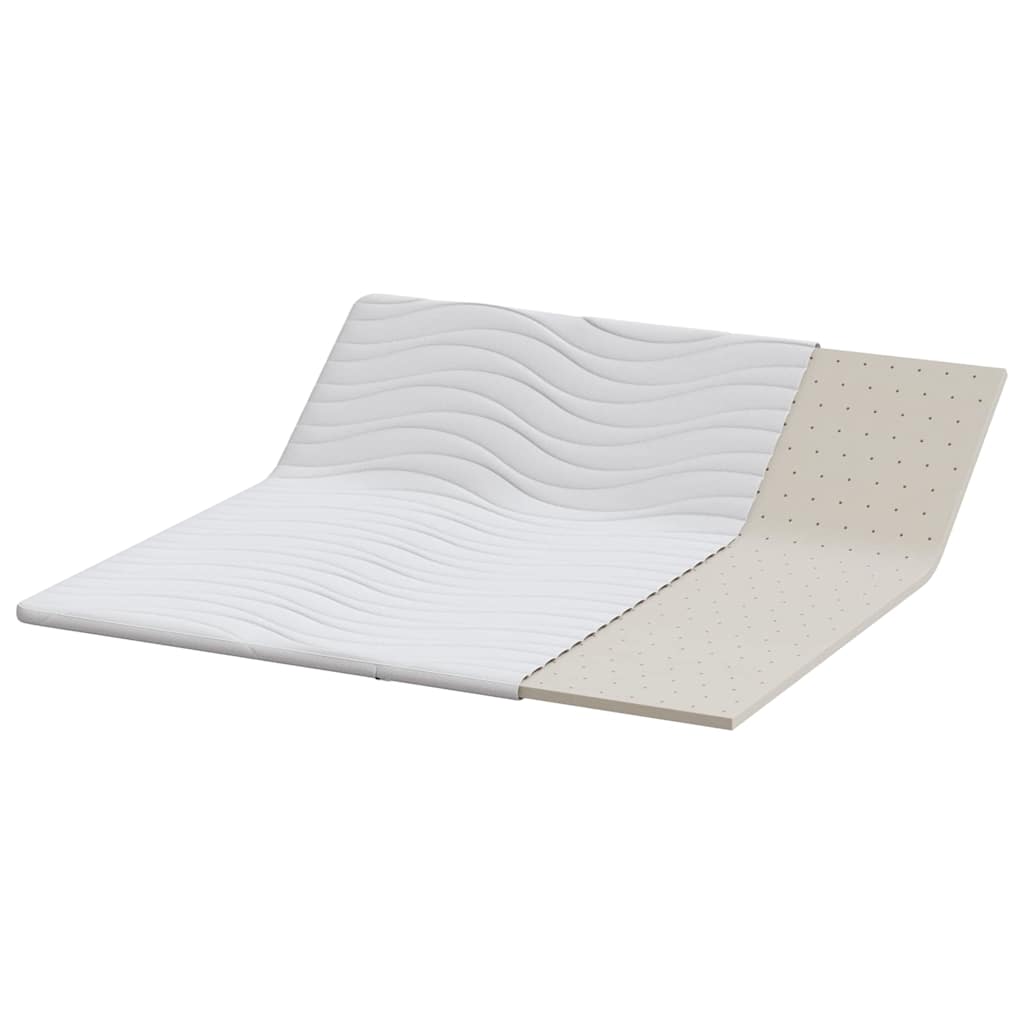 Matratzenpads Weiß 200 x 200 cm Latex