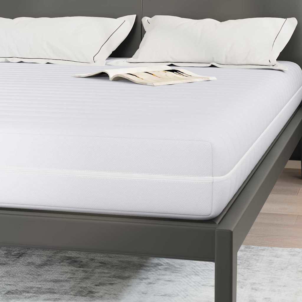 Matratze mit Kokosnusschicht Weiß 140 x 190 cm Taschenfeder