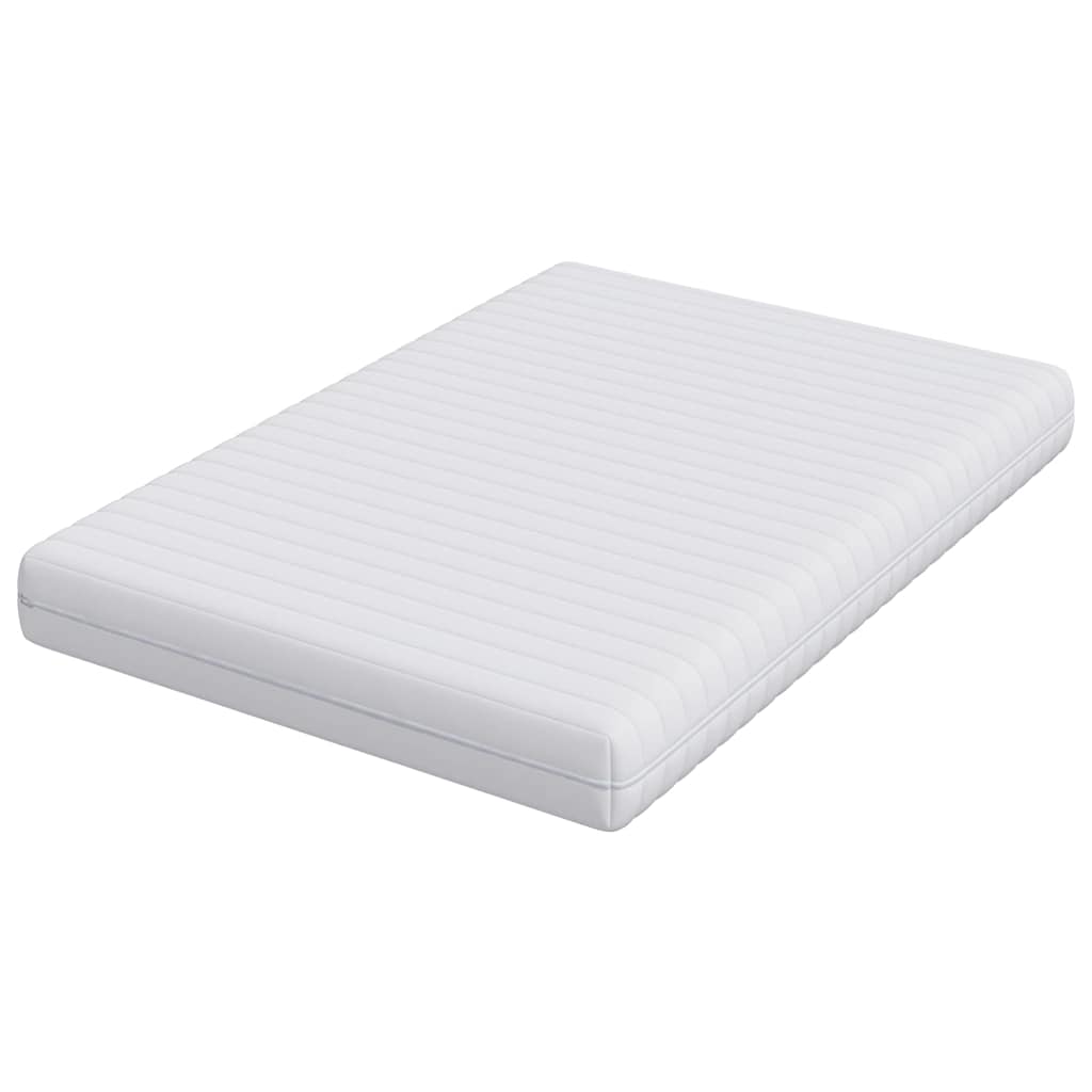 Matratze mit Kokosnusschicht Weiß 140 x 190 cm Taschenfeder