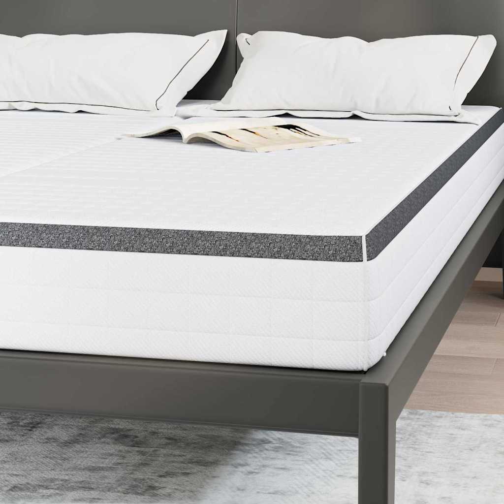 Matratze 2 pcs Weiß und Grau 70 x 190 cm Bonell Feder