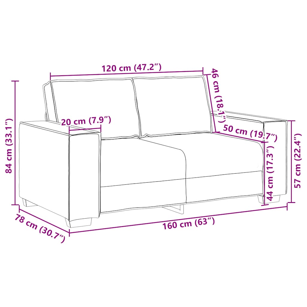 2-teiliges Sofa-Set mit Kissen, dunkelgrüner Stoff
