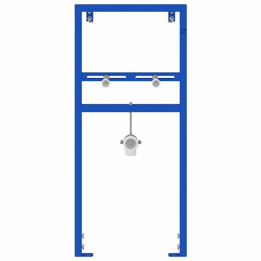 Badezimmer Wandstütze Blau 50 x 17.5 x 136 cm Stahl