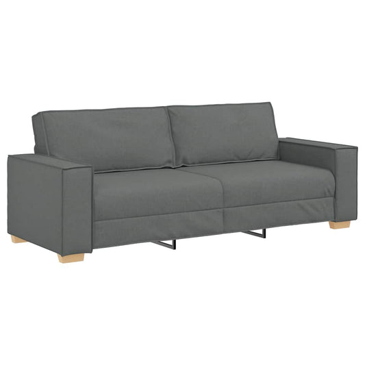 3-Sitzer-Sofa Dunkelgrau 180 cm Stoff