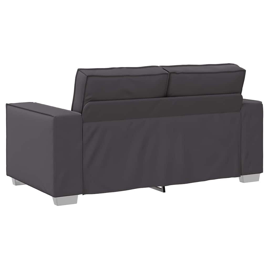 Sofasessel mit Kissen Grau 160 x 78 x 84 cm Kunstleder