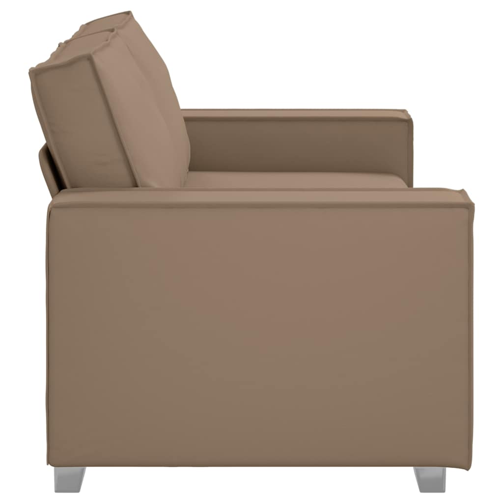 Sofasessel mit Kissen Cappuccino 180 x 78 x 84 cm Kunstleder