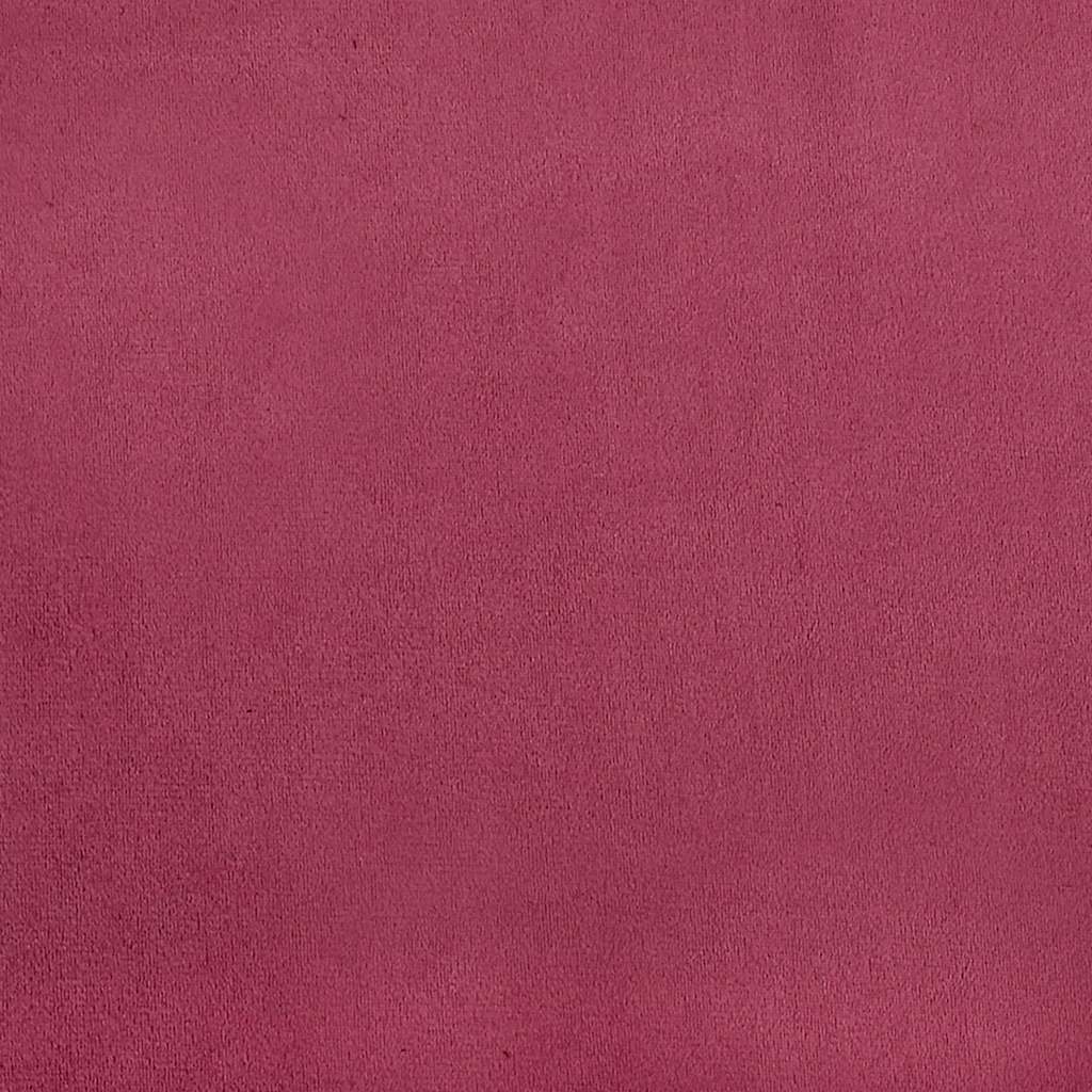 Zweisitzer-Sofa Weinrot 140 cm Samt