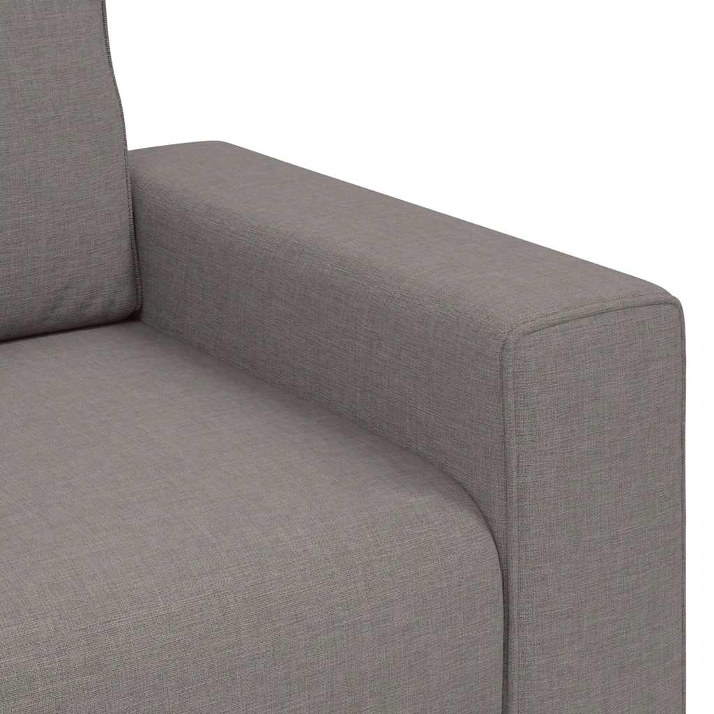 2-Sitzer-Sofa Taupe 120 cm Stoff