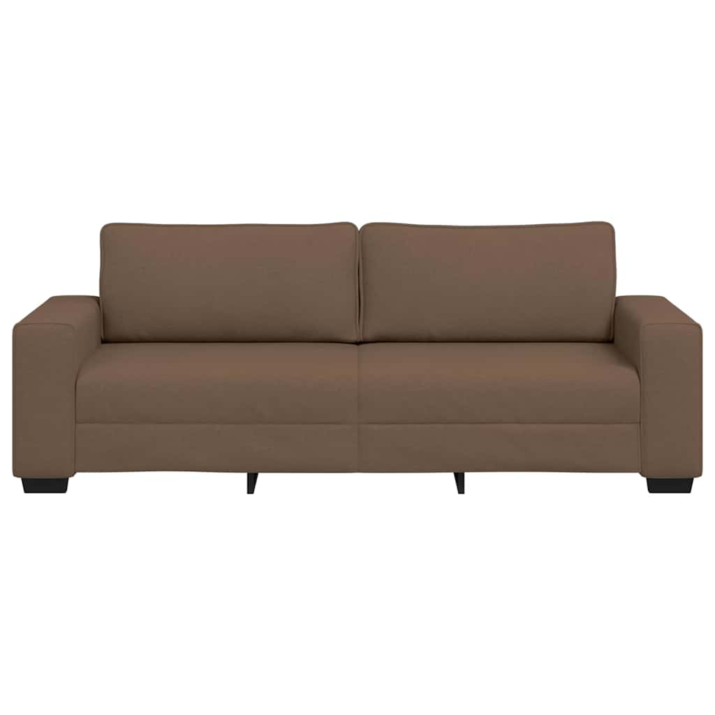 3-Sitzer-Sofa Braun 180 cm Stoff