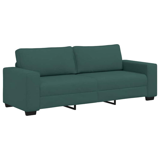 3-Sitzer-Sofa Dunkelgrün 180 cm Stoff
