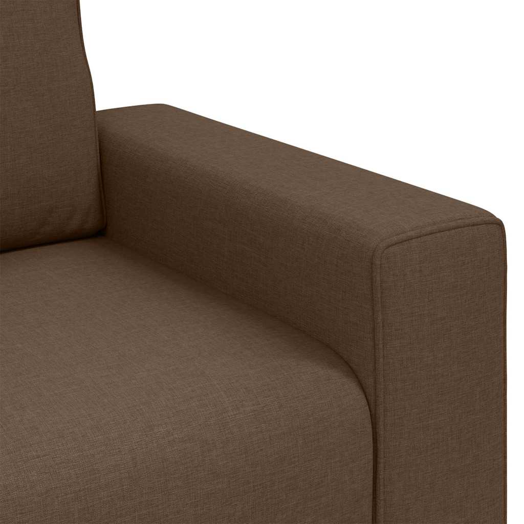 Sofa mit Kissen Braun 100 x 77 x 82 cm Stoff