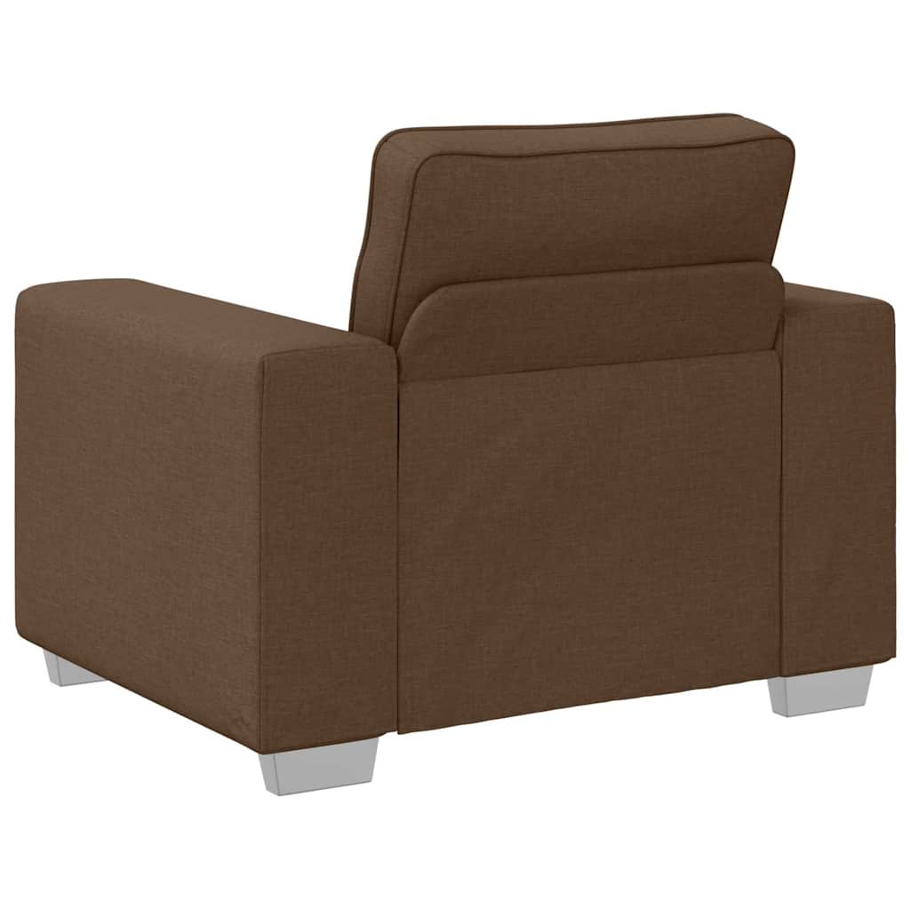 Sofa mit Kissen Braun 100 x 77 x 82 cm Stoff