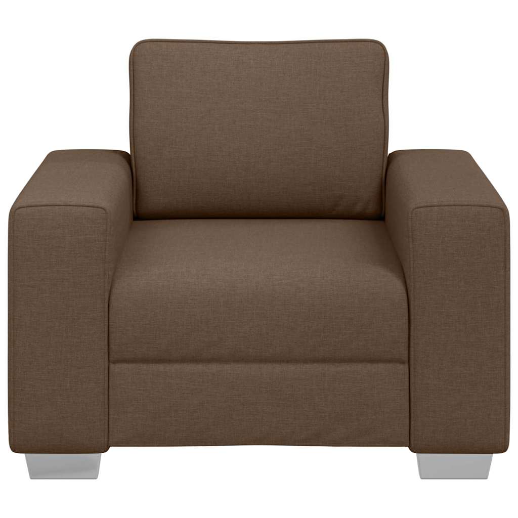 Sofa mit Kissen Braun 100 x 77 x 82 cm Stoff