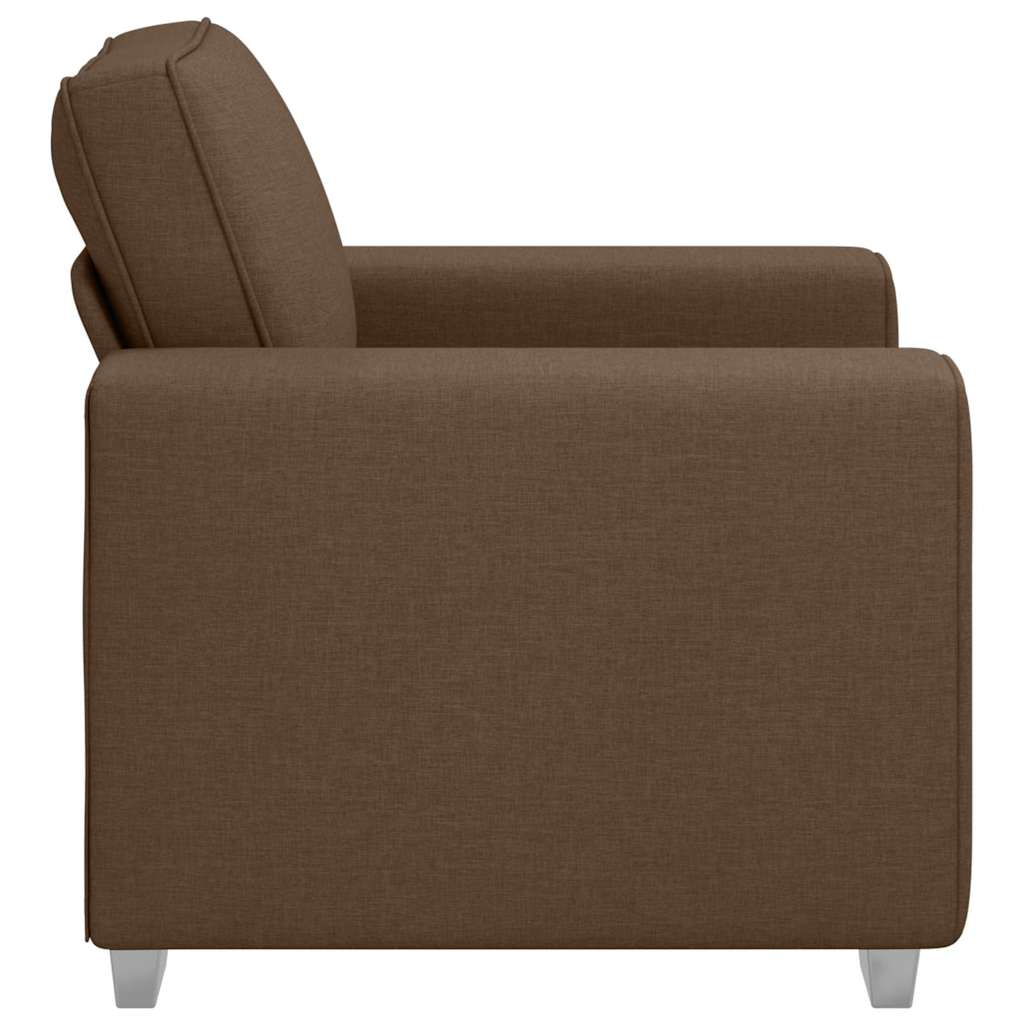 Sofa mit Kissen Braun 100 x 77 x 82 cm Stoff