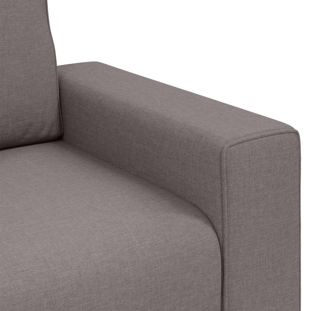 Sofa mit Kissen Taupe 100 x 77 x 82 cm Stoff