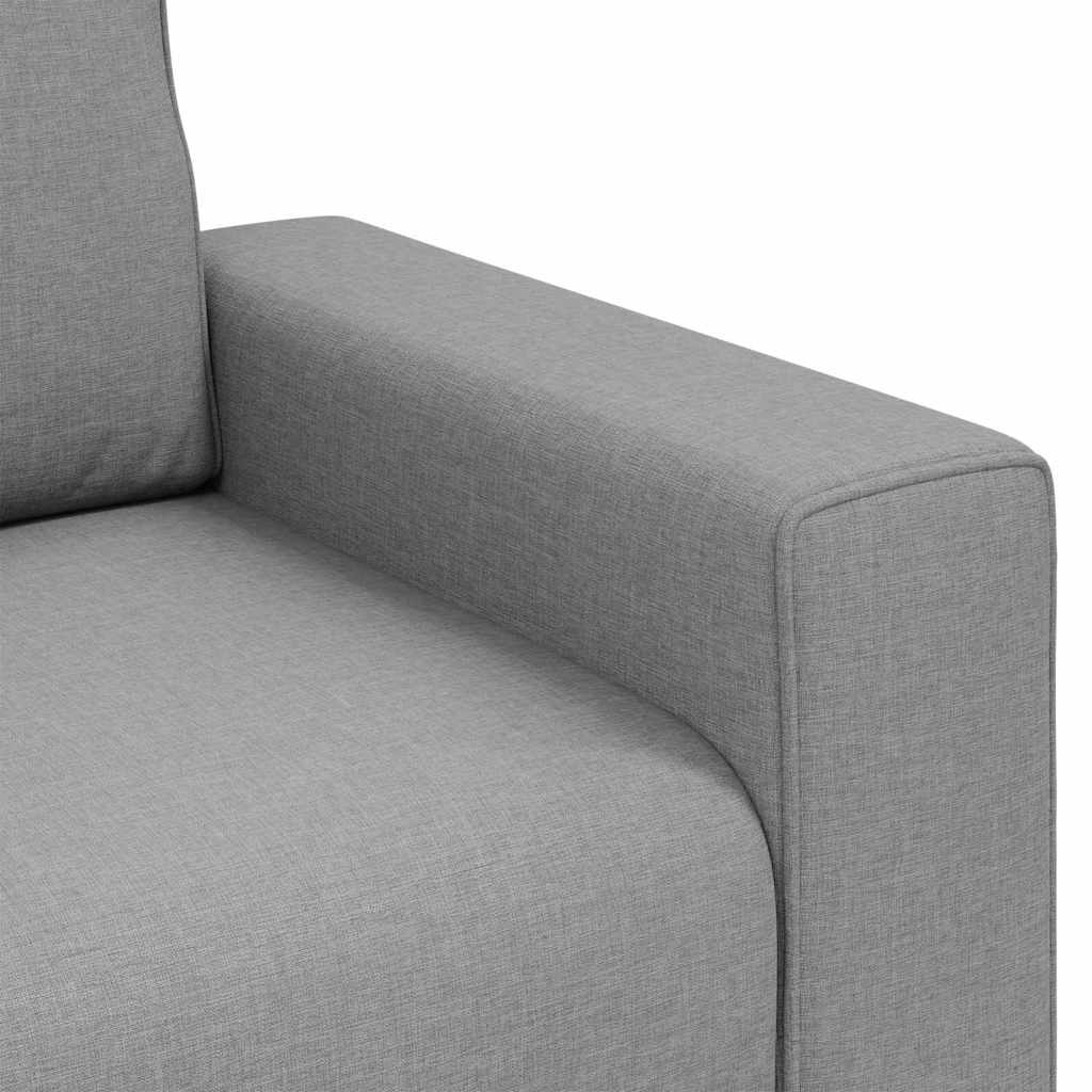 Sofa mit Kissen Wolken-Grau 100 x 77 x 82 cm Stoff