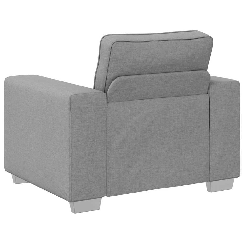Sofa mit Kissen Wolken-Grau 100 x 77 x 82 cm Stoff