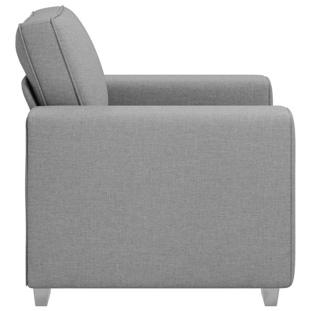 Sofa mit Kissen Wolken-Grau 100 x 77 x 82 cm Stoff