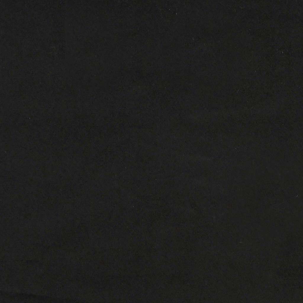 Zweisitzer-Sofa Schwarz 140 cm Samt