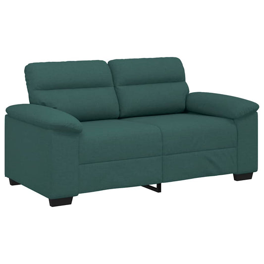 2-Sitzer-Sofa Dunkelgrün 120 cm Stoff
