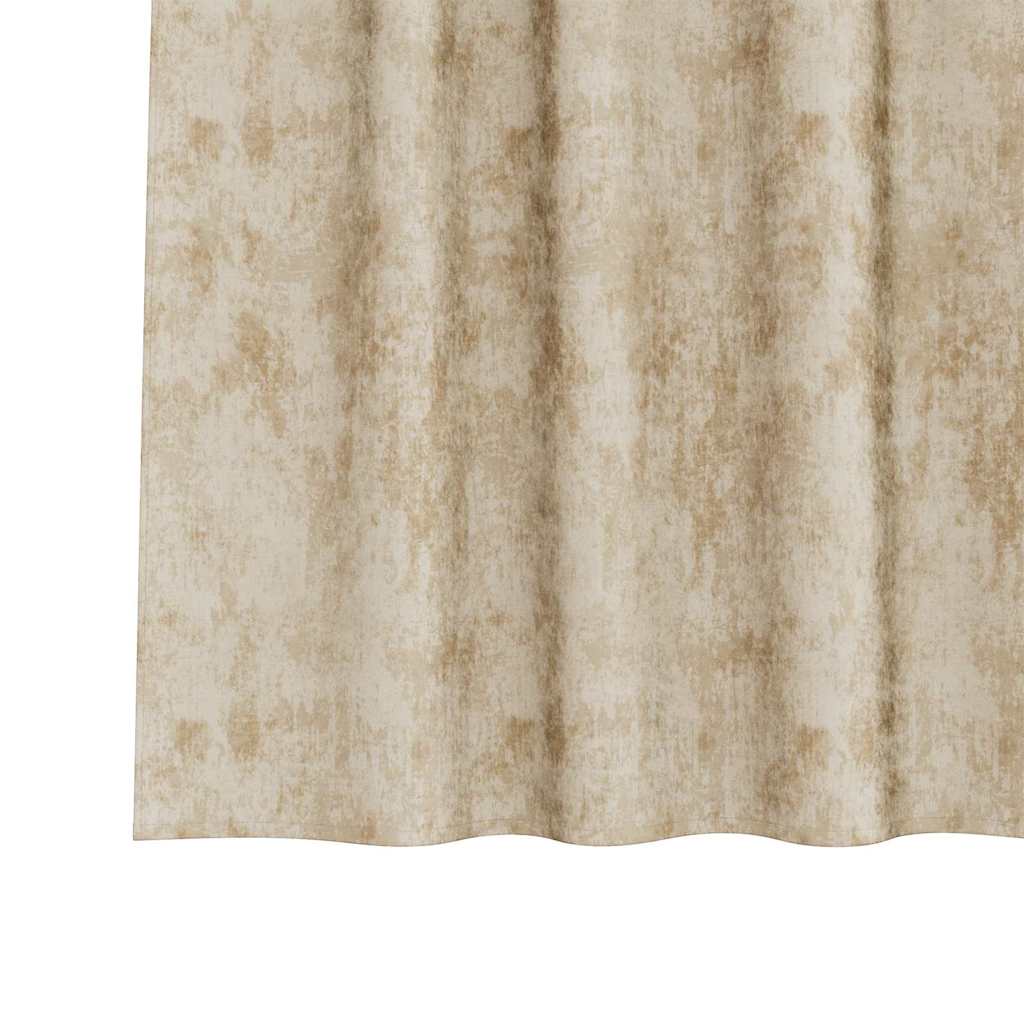 Vorhang mit Vorhängen 2 pcs Creme 175 x 140 cm Samt