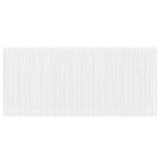 Spitzenvorhang mit Vorhängen Weiß 900 x 240 cm Polyester