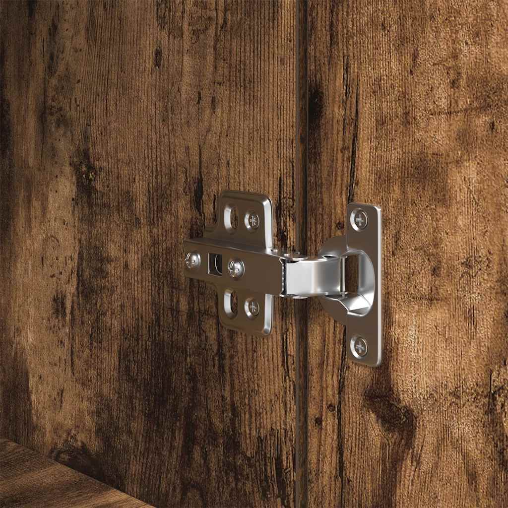 Nachttisch Räuchereiche 39x35x65 cm Holzwerkstoff