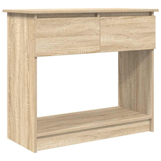 Konsolentisch mit Schubladen Sonoma-Eiche 85,5x38,5x74,5 cm