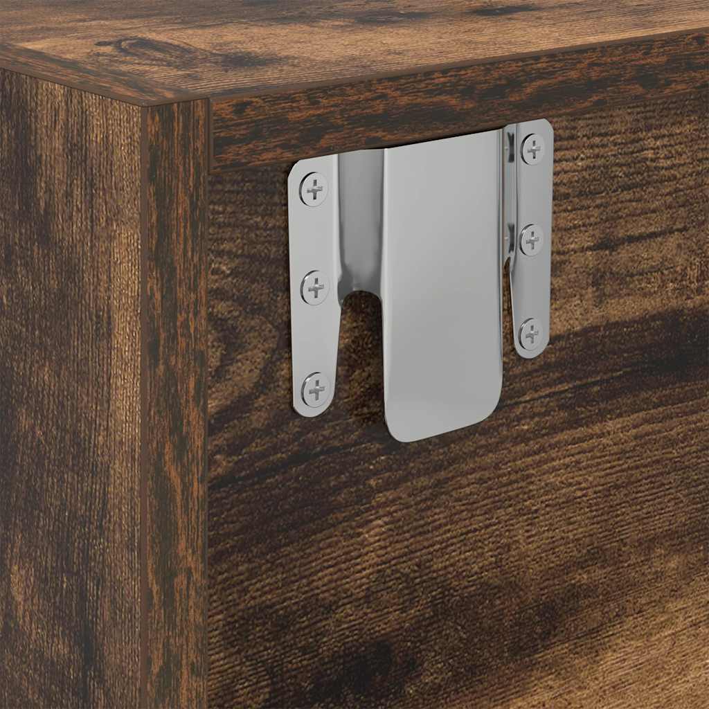 TV-Schrank Räuchereiche 100x31x25,5 cm Holzwerkstoff