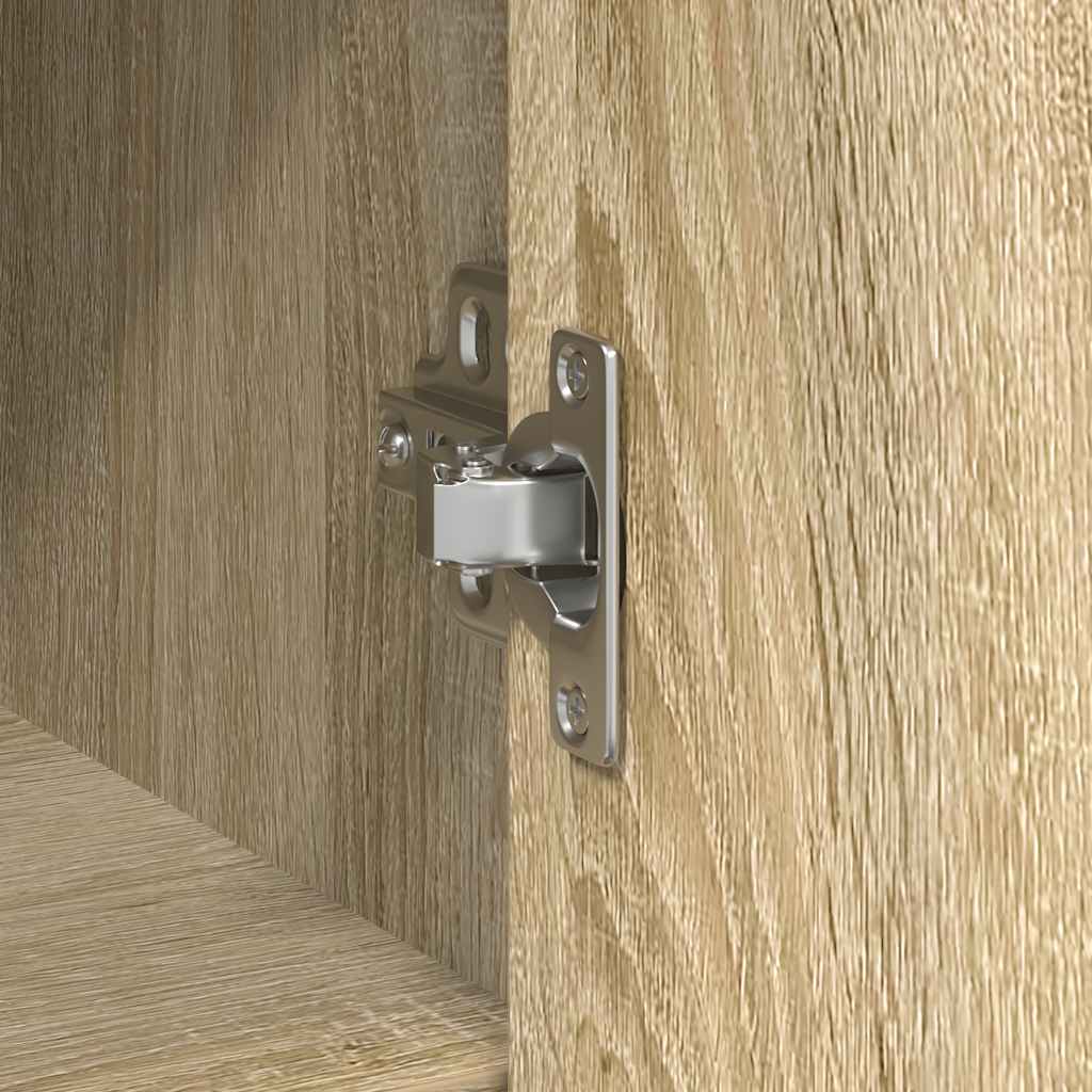 Sideboard mit Schublade Sonoma-Eiche 101x35x76 cm Holzwerkstoff