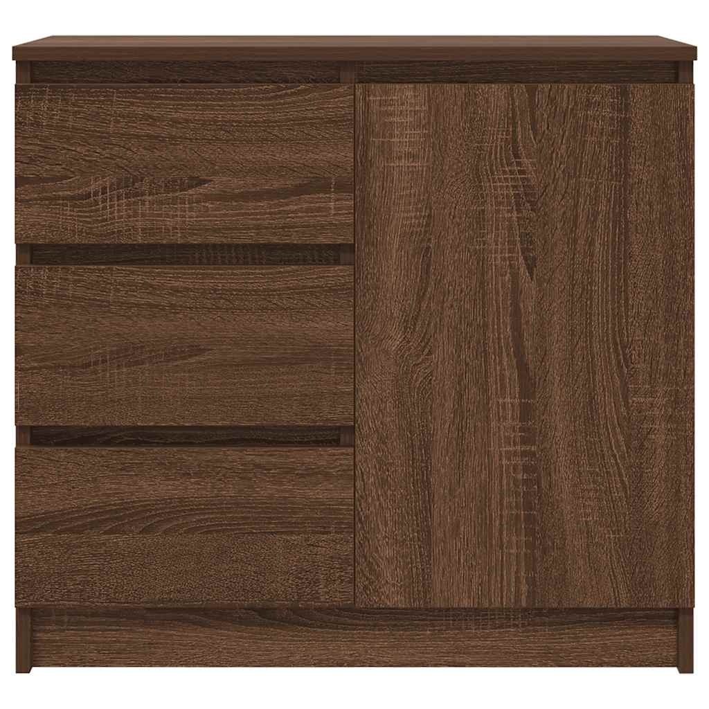 Sideboard mit Schublade Braun Eichen-Optik 71x35x65 cm