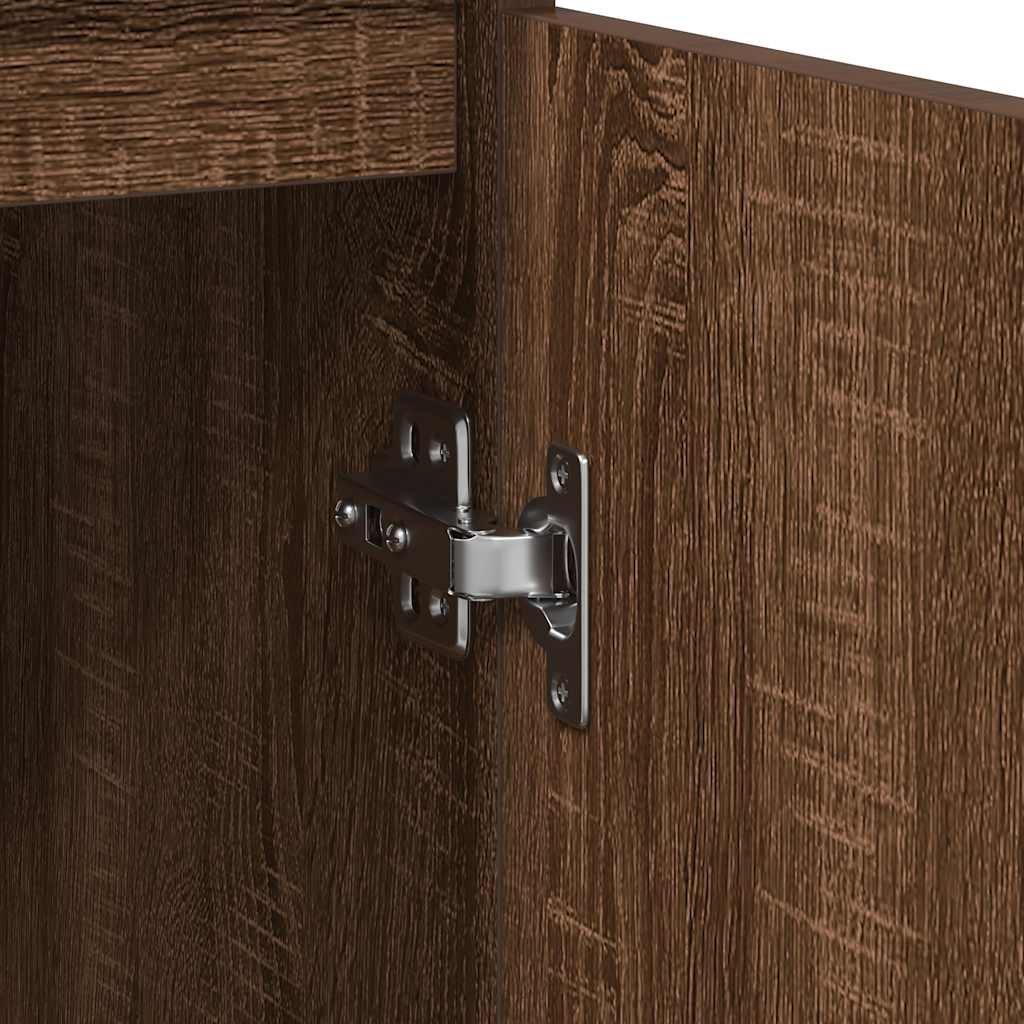 Sideboard mit Schublade Braun Eichen-Optik 71x35x65 cm