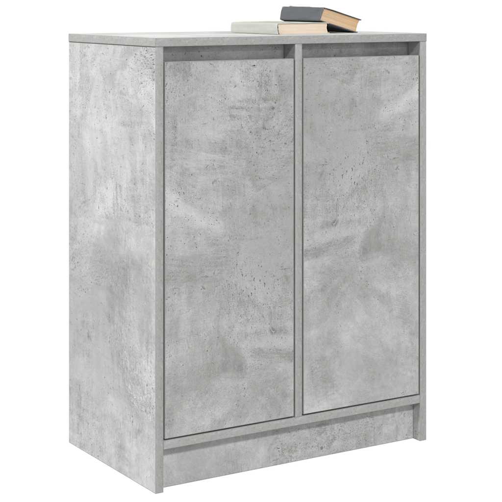 Sideboard Betongrau 57x34x76 cm Holzwerkstoff