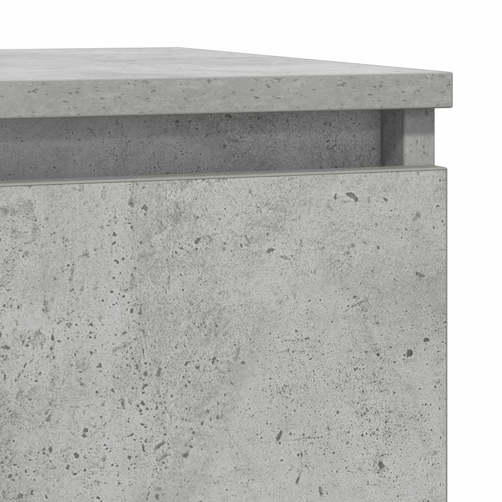 Sideboard Betongrau 57x34x76 cm Holzwerkstoff