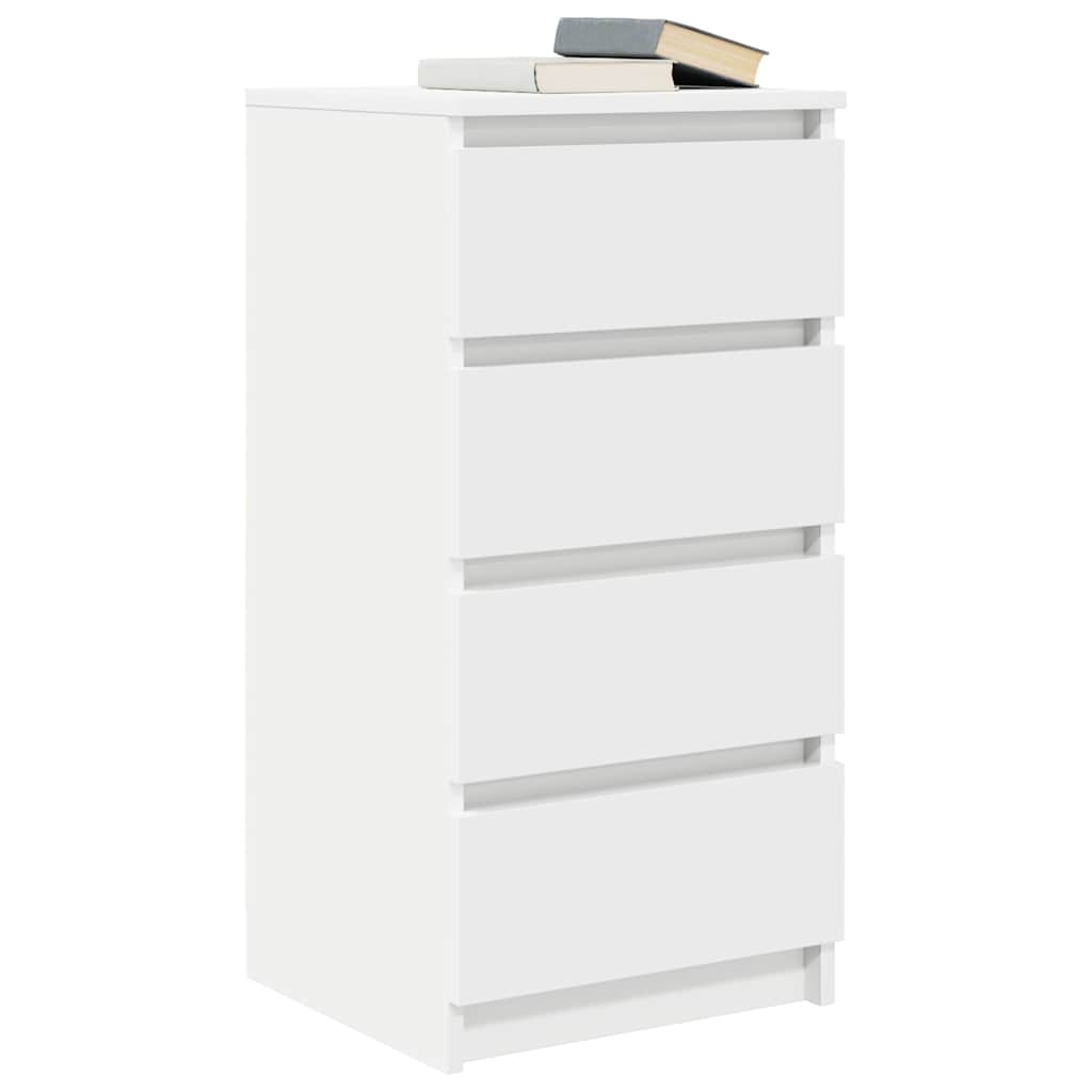 Sideboard Weiß 37,5x35x76 cm Holzwerkstoff