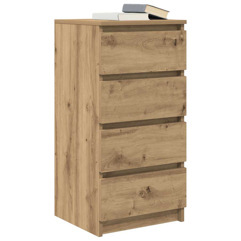 Sideboard Artisan-Eiche 37,5x35x76 cm Holzwerkstoff