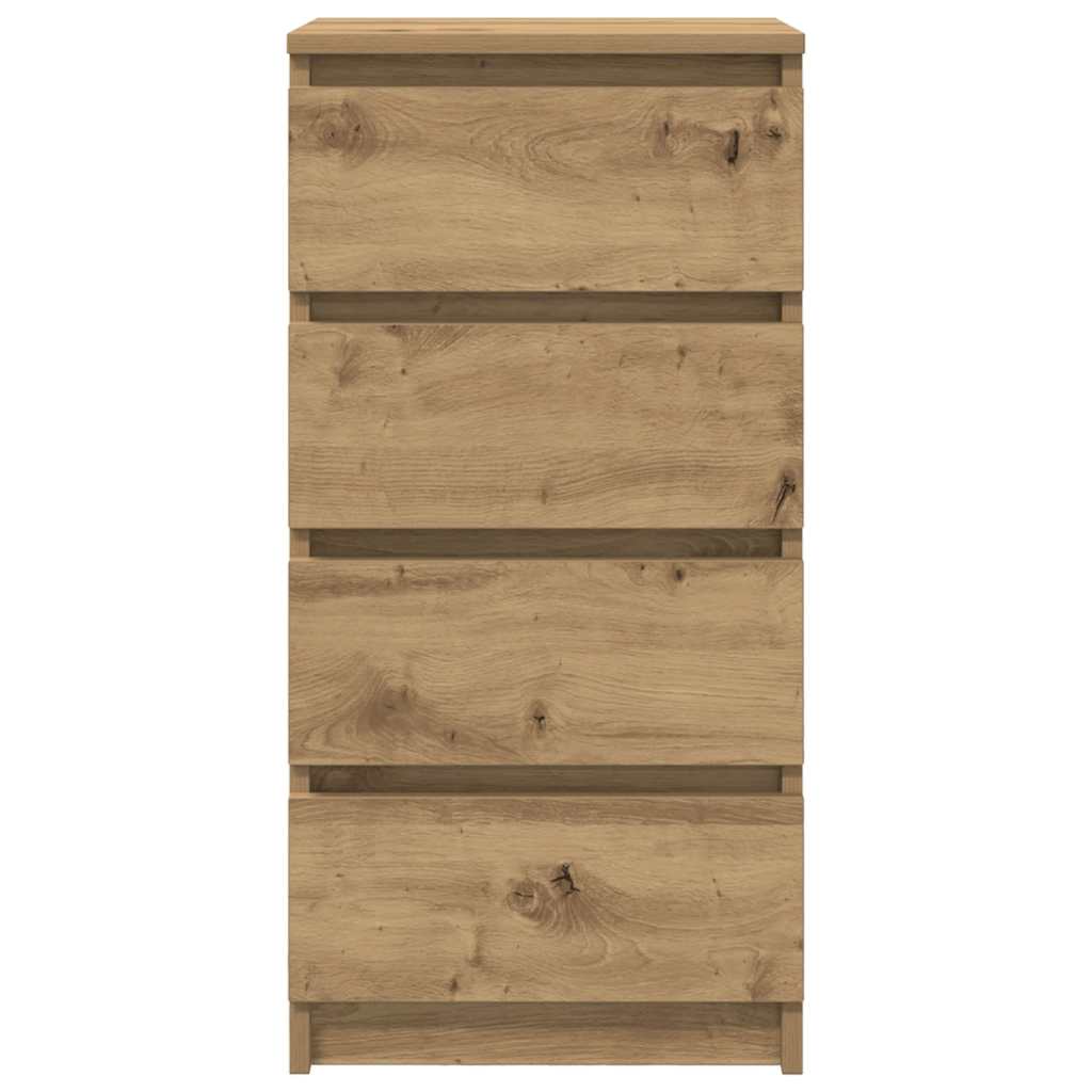 Sideboard Artisan-Eiche 37,5x35x76 cm Holzwerkstoff