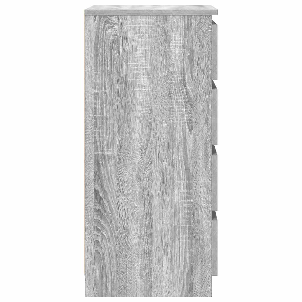 Sideboard mit Schubladen Grau Sonoma 37,5x35x99cm Holzwerkstoff