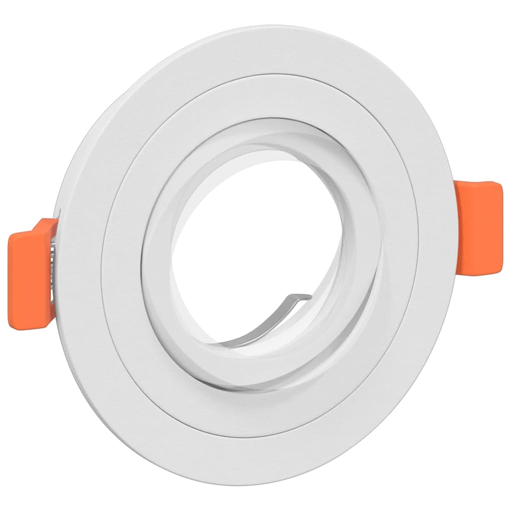 Spotlights mit Scheinwerfern 24 pcs Weiß 9 x 9 x cm Aluminium