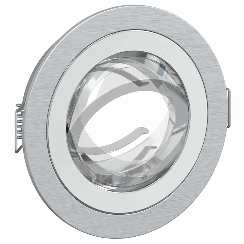 Spotlights mit Scheinwerfern 6 pcs Silber 9 x 9 x cm Aluminium